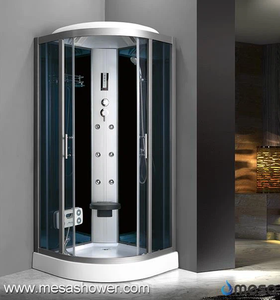 सीट और पैर मालिश के साथ स्नानघर शावर स्टालों