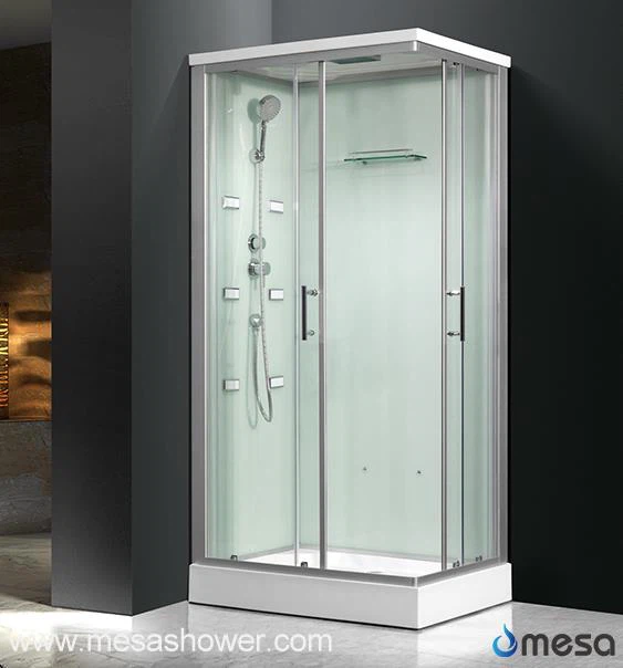 सफेद चित्रित वापस ग्लास की पूरी मालिश शावर कुशन