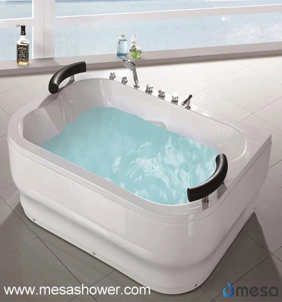 अतिरिक्त बड़ा आयताकार डबल भँवर मालिश स्नान टब