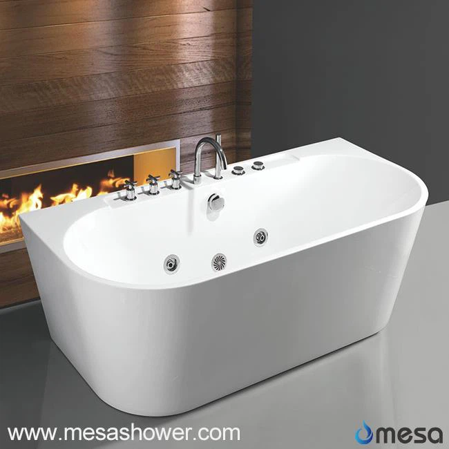 2017 नए आगमन ओवल इनर फ्री स्टैंडिंग ऐक्रेलिक भँवर मालिश स्नानघर स्नान टब