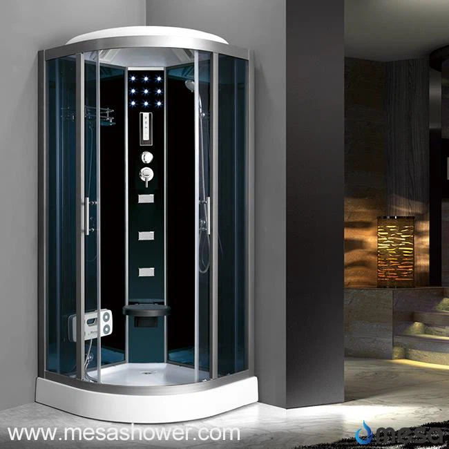 सीट एम -500-सीएफ़ के साथ सेक्टर आकार मालिश शावर केबिन कक्ष