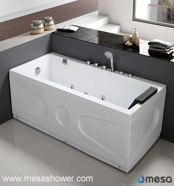 सही स्कर्ट आयताकार हाइड्रो मालिश गरम टब गरम करना