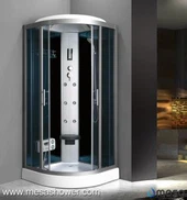 सीट और पैर मालिश के साथ स्नानघर शावर स्टालों