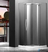 कॉर्नर सेक्टर फ्रैमरलेस बाथरूम शावर द्वार सस्ता मूल्य के साथ बिक्री के लिए