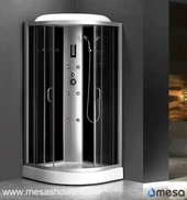 एल्यूमिनियम फ़्रेम के साथ नई शॉवर यूनिट कॉर्नर स्टीम रूम