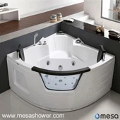 2017 नई दो 2 व्यक्ति लक्जरी कॉर्नर जेटटेड एबीएस भँवर मालिश सस्ती कीमत बाथरूम बाथटब