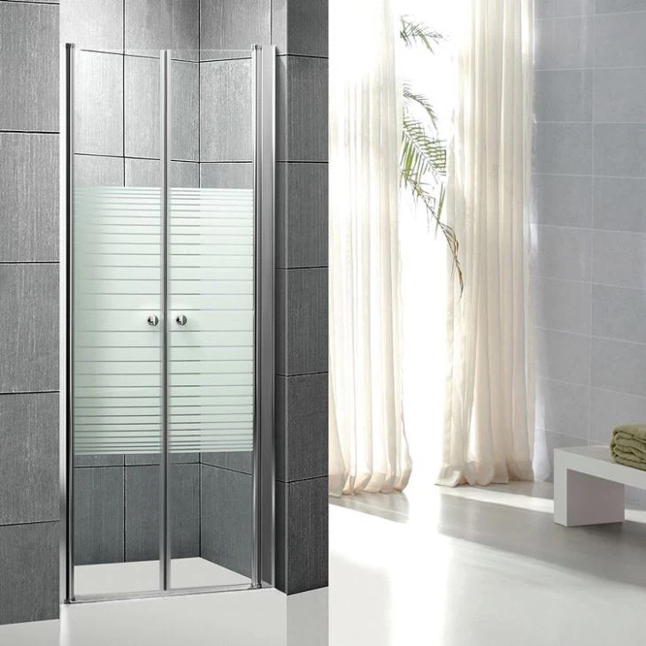 बाथरूम फंसाया स्क्वायर आकार शावर संलग्नक धुरी दरवाजे के साथ