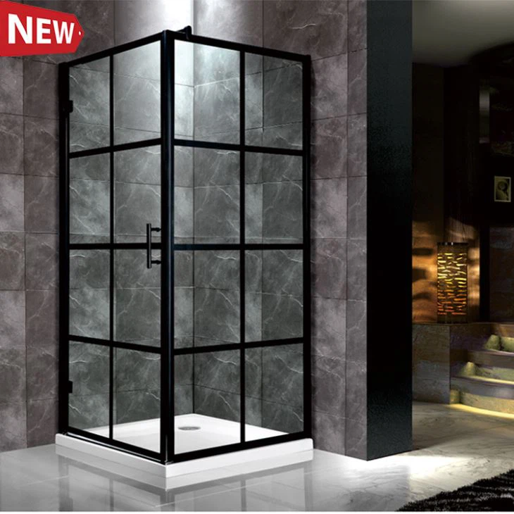 ब्लैक फ्रेम्ड शावर संलग्नक