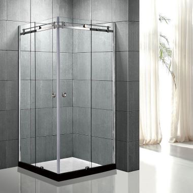स्लाइडिंग दरवाजे के साथ निर्बाध स्नानघर शावर संलग्नक