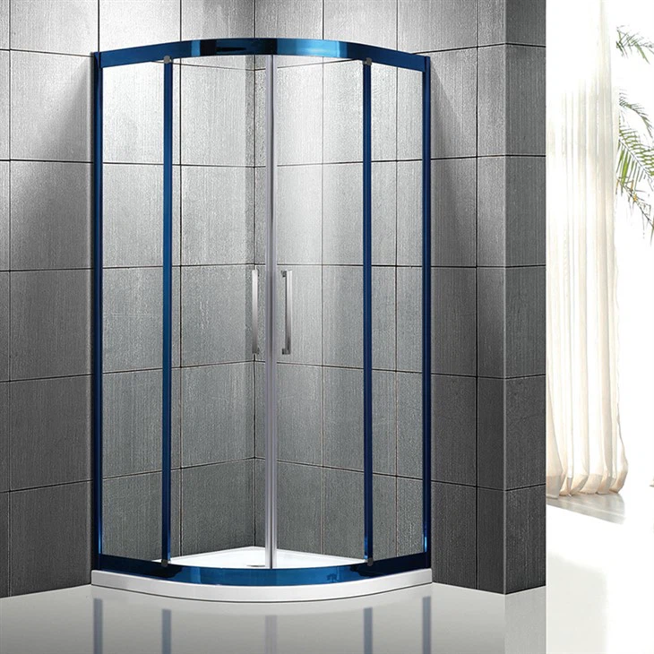 विलासिता नोबल रहस्यमय चीन गर्म बिक्री ब्लू फंसाया शावर द्वार