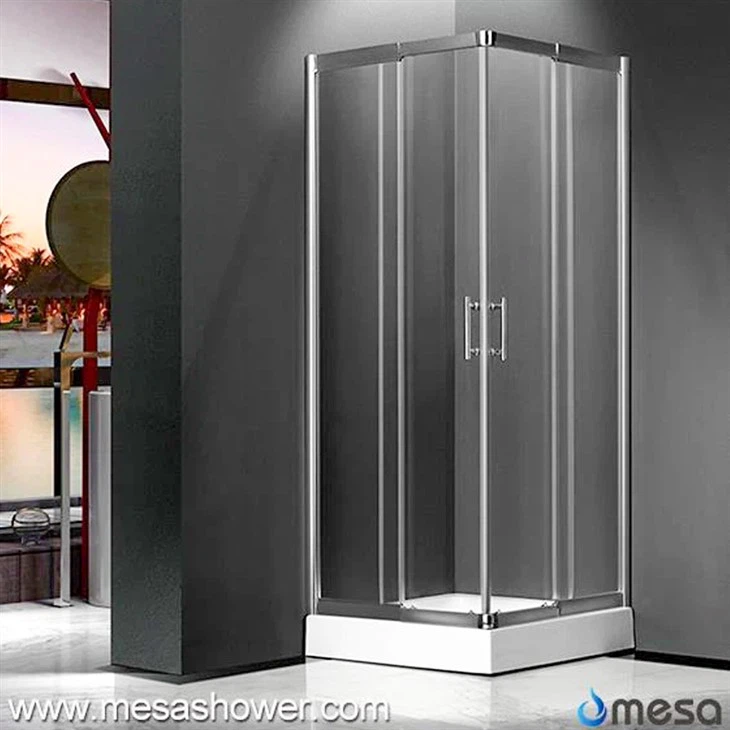 स्क्वायर कॉर्नर सस्ती कीमत के साथ बिक्री के लिए गर्म बिक्री शावर द्वार